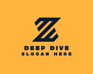 Modern Industrial Slant logo design