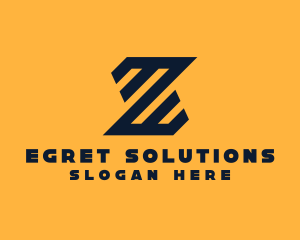 Modern Industrial Letter Z logo design