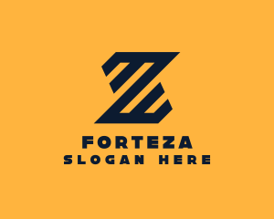 Modern Industrial Slant logo design