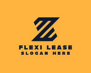 Modern Industrial Slant logo design