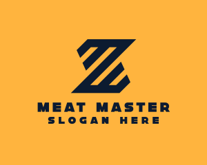 Modern Industrial Slant logo design