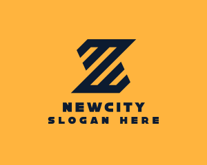 Modern Industrial Slant logo design