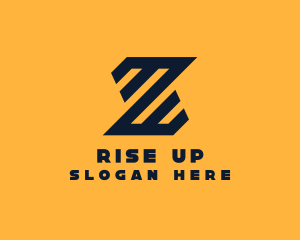 Modern Industrial Slant logo design