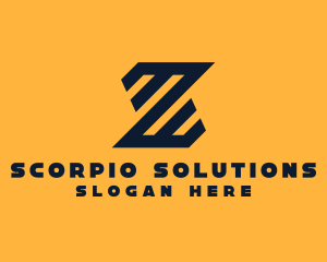 Modern Industrial Slant logo design