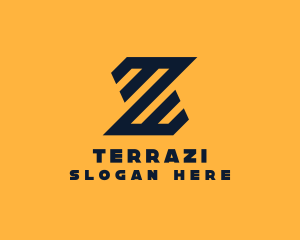 Modern Industrial Slant logo design