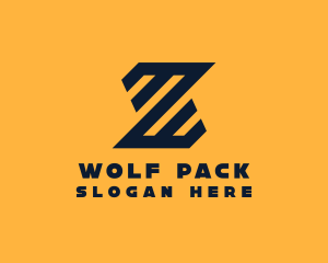 Modern Industrial Slant logo design