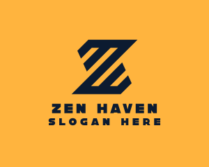 Modern Industrial Slant logo design