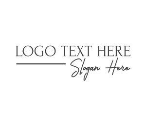 Commercial - Feminine Minimalist Wordmark logo design