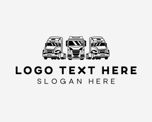 Logistics - Delivery Fleet Vehicle logo design