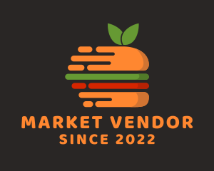 Vendor - Fast Vegan Burger logo design