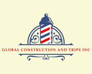 Barbershop Grooming Salon Logo