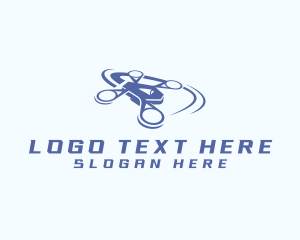 Photography - Quadcopter Drone Photography logo design