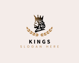 Royal King Crown logo design