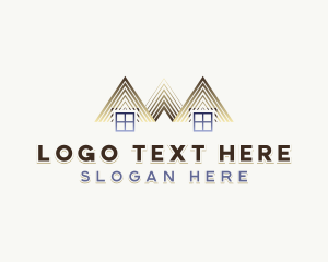 Roofing Contractor Construction Logo