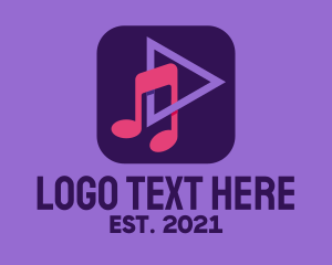 Song - Music Streaming App logo design