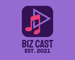 Singer - Music Streaming App logo design
