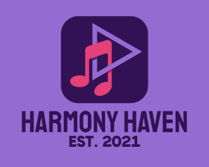 Symphony - Music Streaming App logo design