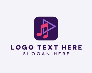 Stream - Music Streaming App logo design