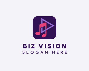 Music Streaming App logo design