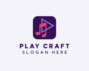 Music Streaming App logo design