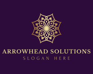 Luxury Flower Ornament logo design