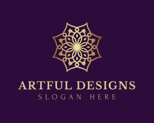 Luxury Flower Ornament logo design