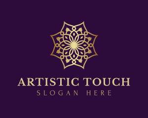 Luxury Flower Ornament logo design