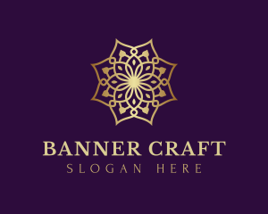 Luxury Flower Ornament logo design