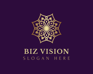 Luxury Flower Ornament logo design