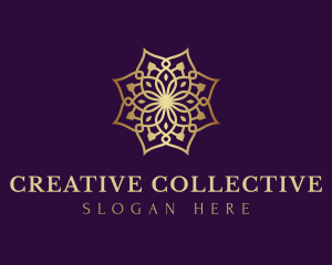 Luxury Flower Ornament logo design