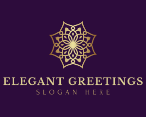 Luxury Flower Ornament logo design