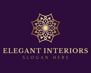 Luxury Flower Ornament logo design