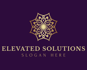 Luxury Flower Ornament logo design