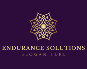 Luxury Flower Ornament logo design