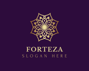 Luxury Flower Ornament logo design