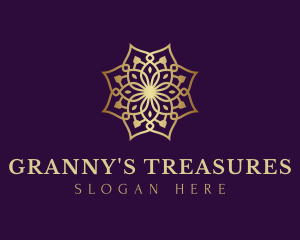 Luxury Flower Ornament logo design