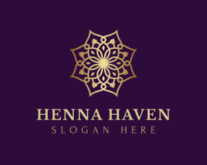 Henna - Luxury Flower Ornament logo design