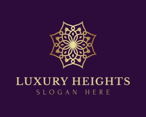 Luxury Flower Ornament logo design