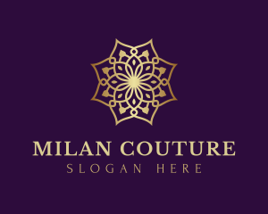 Luxury Flower Ornament logo design