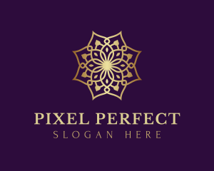 Luxury Flower Ornament logo design