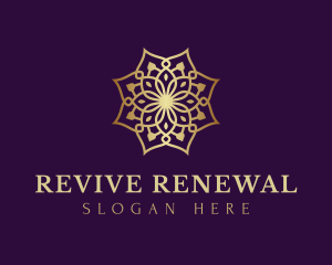 Luxury Flower Ornament logo design