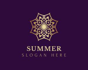 Luxury Flower Ornament logo design