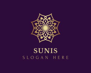 Luxury Flower Ornament logo design