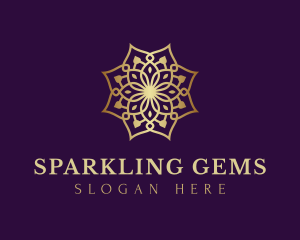 Luxury Flower Ornament logo design