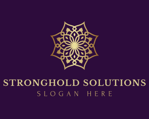 Luxury Flower Ornament logo design