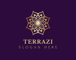 Luxury Flower Ornament logo design