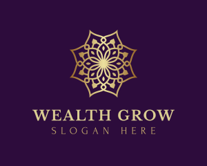 Luxury Flower Ornament logo design