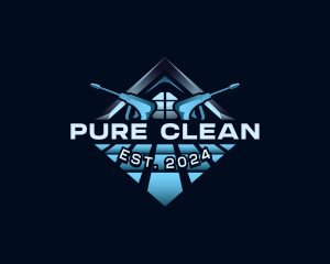 Sanitation Pressure Cleaning logo design