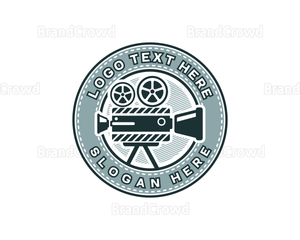 Movie Film Camera Logo