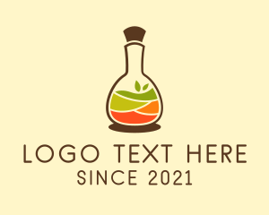 Market - Natural Spices Bottle logo design